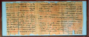The Chester Beatty Medical Papyrus、New Kingdom、c.1200BC（papyrus）